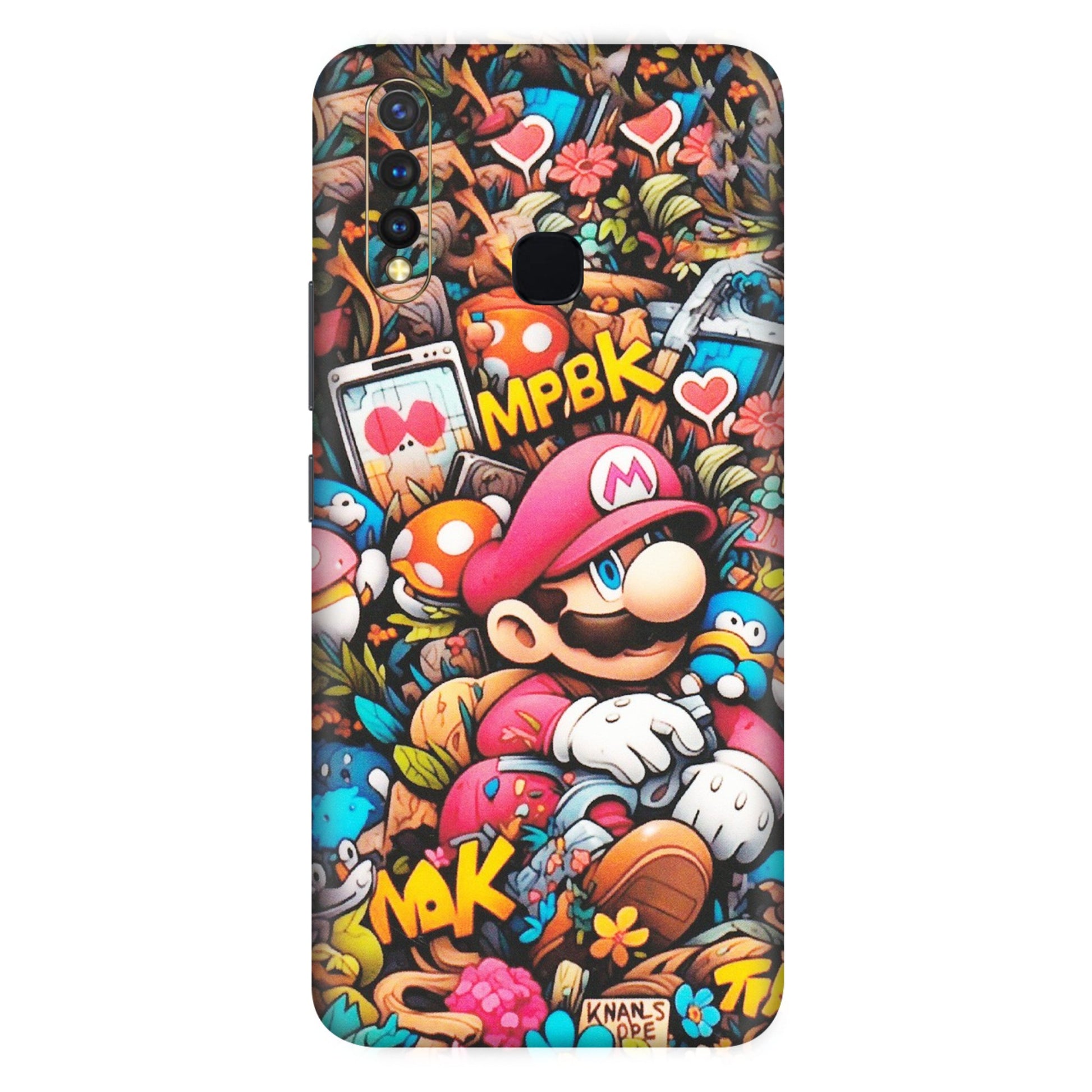 VIVO Z/V/X/T/U/S Series Phone Skins (All Models) - Super Mario Bros Artistic - Matte Finish (M-173) Vivo U20