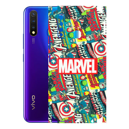 VIVO Z/V/X/T/U/S Series Phone Skins (All Models) - Marvel Comic Lover - Matte Finish (M-30) Vivo U20