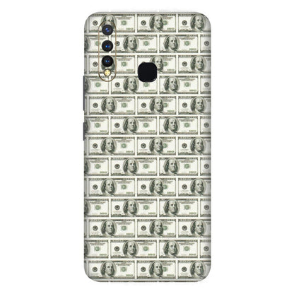 VIVO Z/V/X/T/U/S Series Phone Skins (All Models) - I Love Dollars - Matte Finish (M-40) Vivo U20