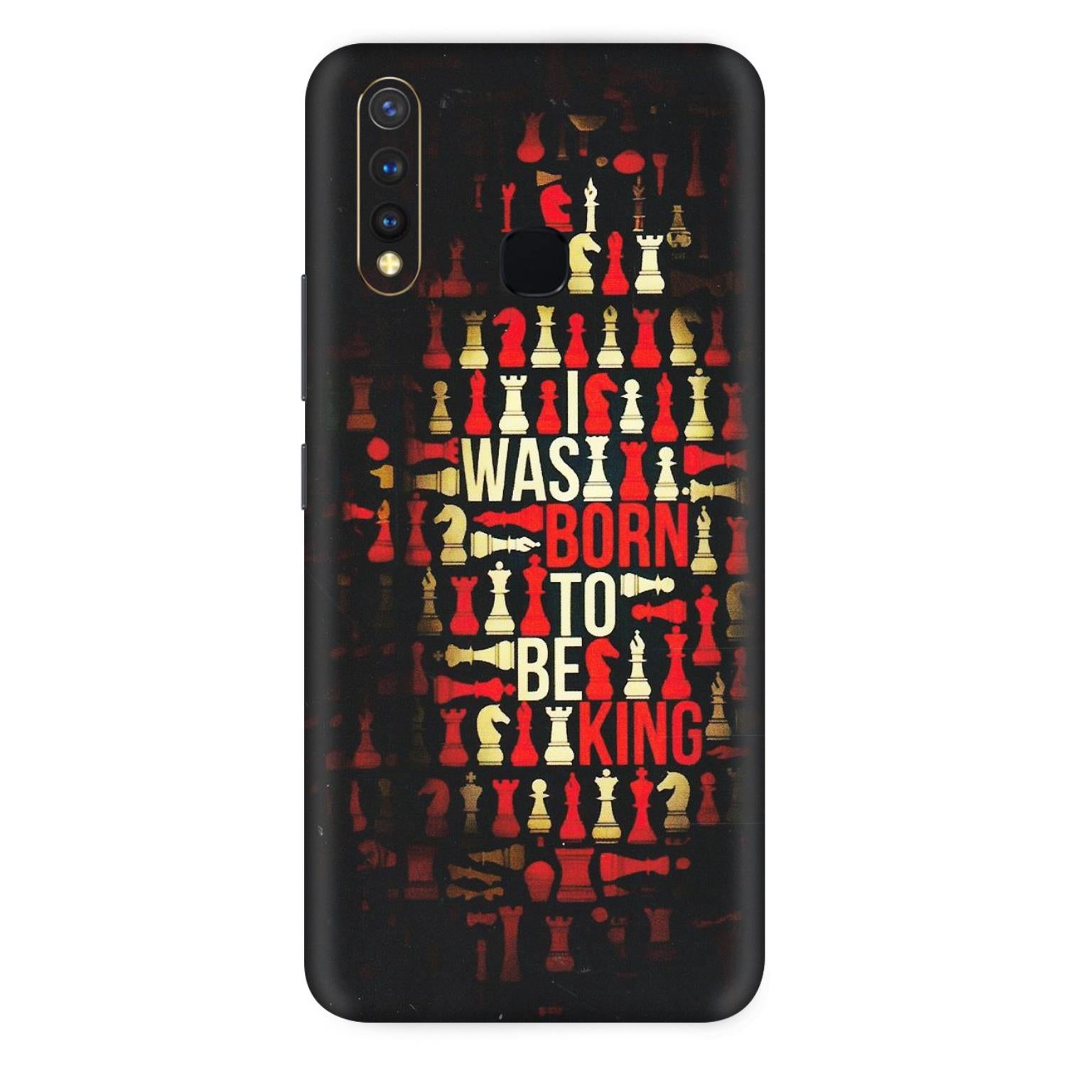 VIVO Z/V/X/T/U/S Series Phone Skins (All Models) - Born To Be King - Matte Finish (M-73) Vivo U20
