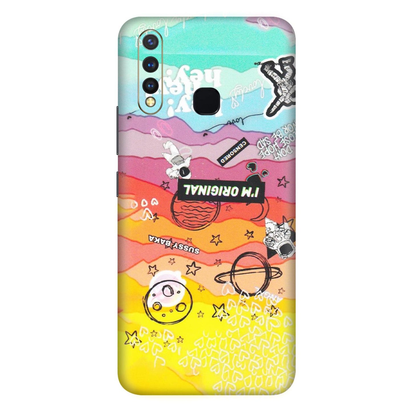 VIVO Z/V/X/T/U/S Series Phone Skins (All Models) - The Original Astronaut - Matte Finish (M-79) Vivo U20