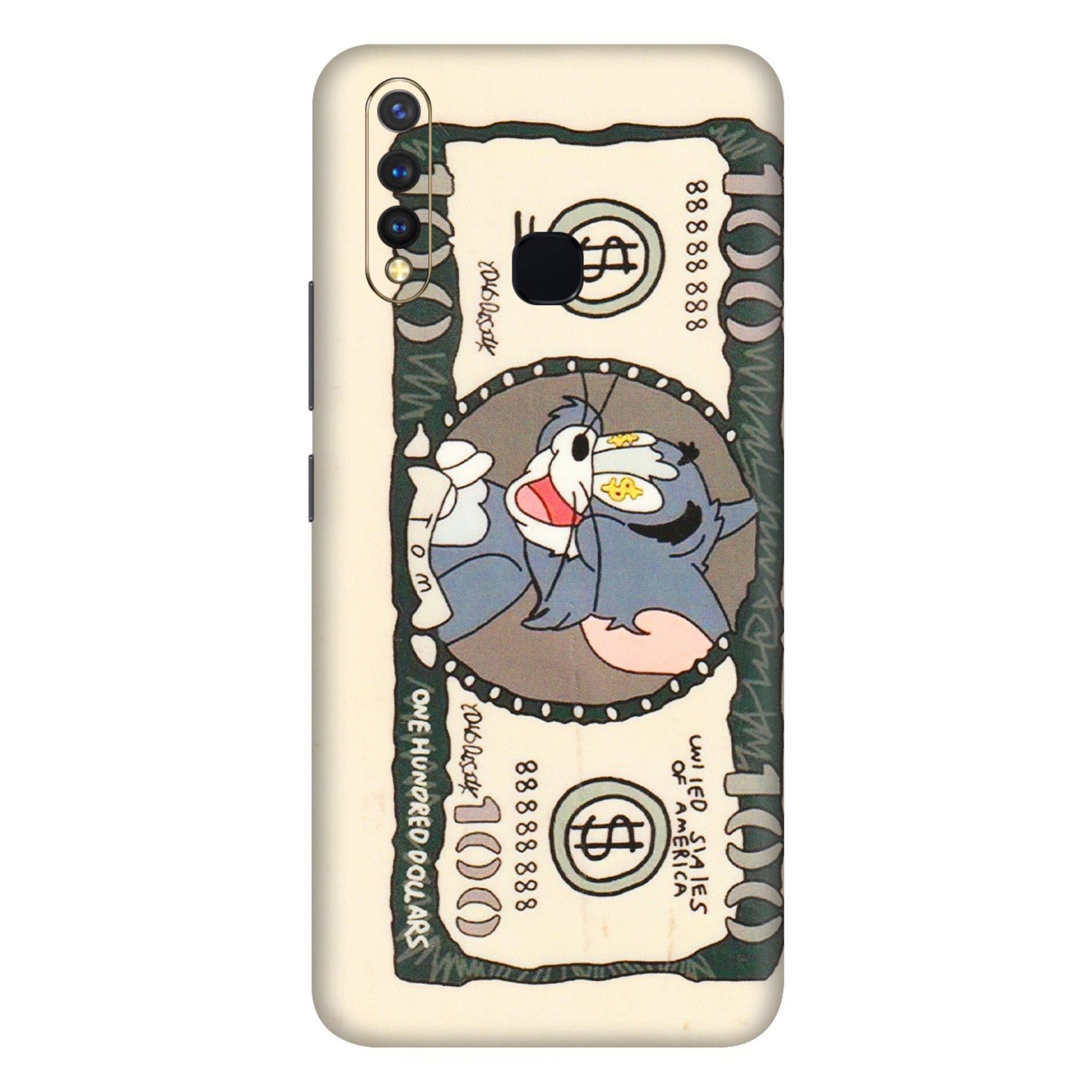 VIVO Z/V/X/T/U/S Series Phone Skins (All Models) - One Hundred Dollar Tom - Transparent Finish (T-16) Vivo U20