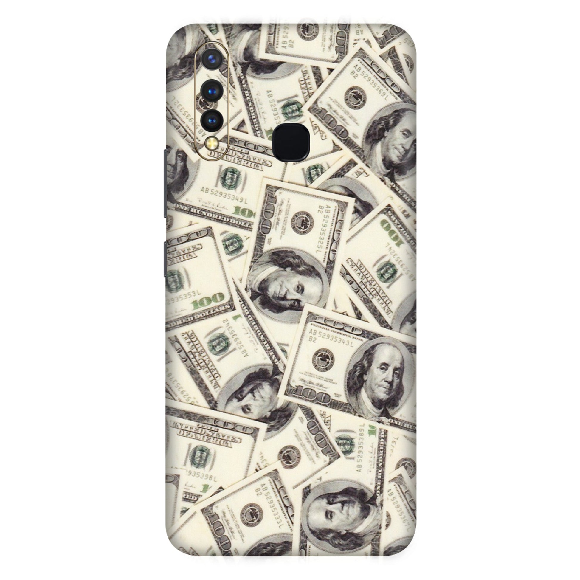 VIVO Z/V/X/T/U/S Series Phone Skins (All Models) - Dollar Lover - Transparent Finish (T-17) Vivo U20