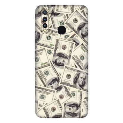 VIVO Z/V/X/T/U/S Series Phone Skins (All Models) - Dollar Lover - Transparent Finish (T-17) Vivo U20