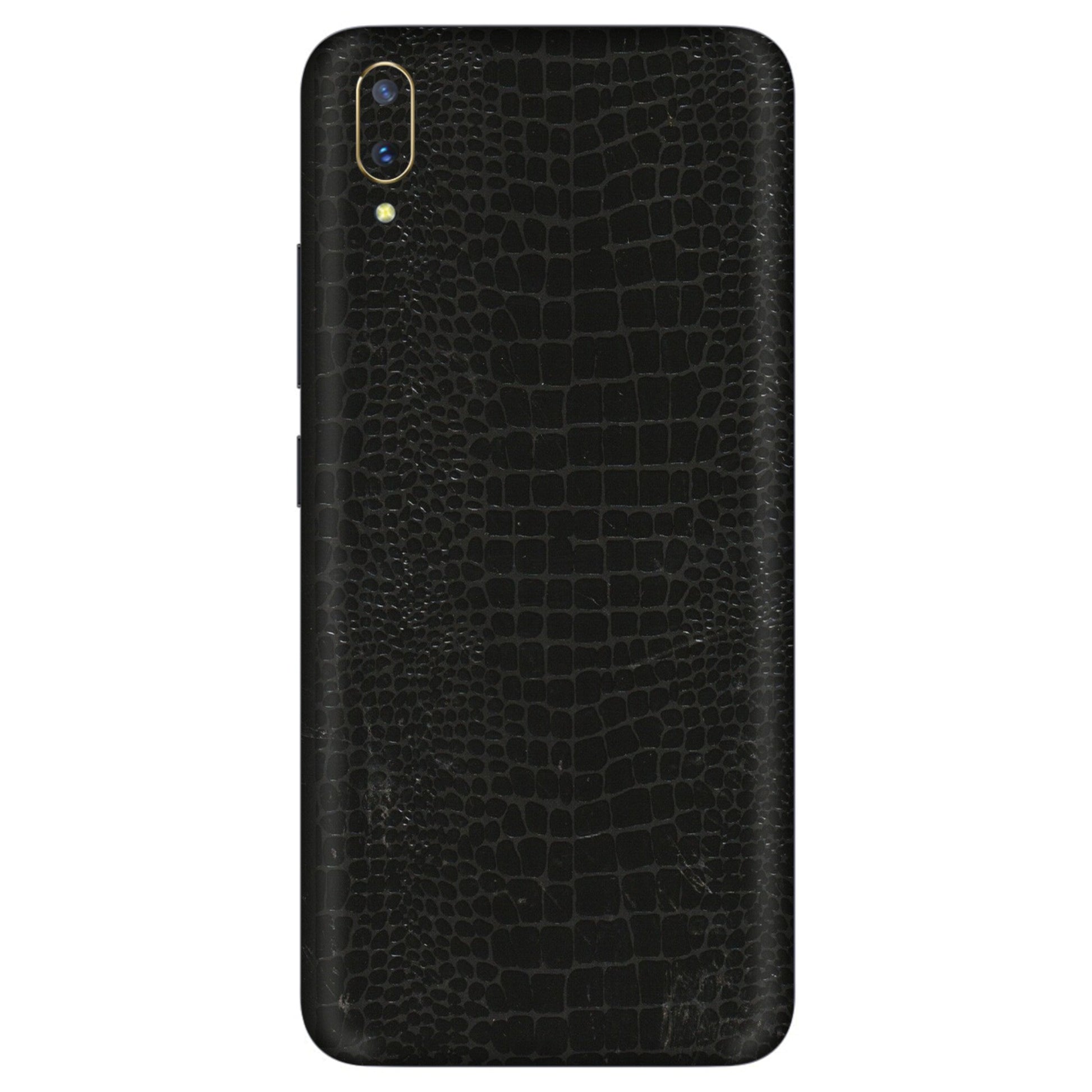VIVO Z/V/X/T/U/S Series Phone Skins (All Models) - Snake Leather Black - 3D Embossed Finish (L-107) Vivo V11