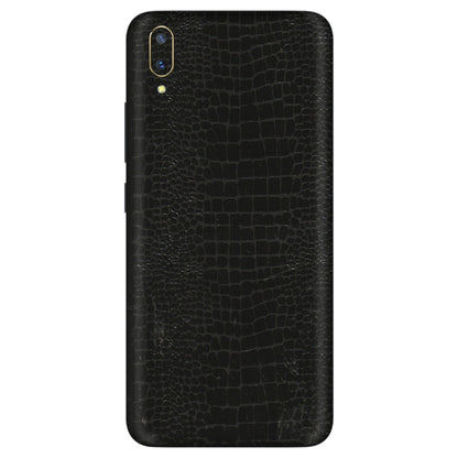 VIVO Z/V/X/T/U/S Series Phone Skins (All Models) - Snake Leather Black - 3D Embossed Finish (L-107) Vivo V11