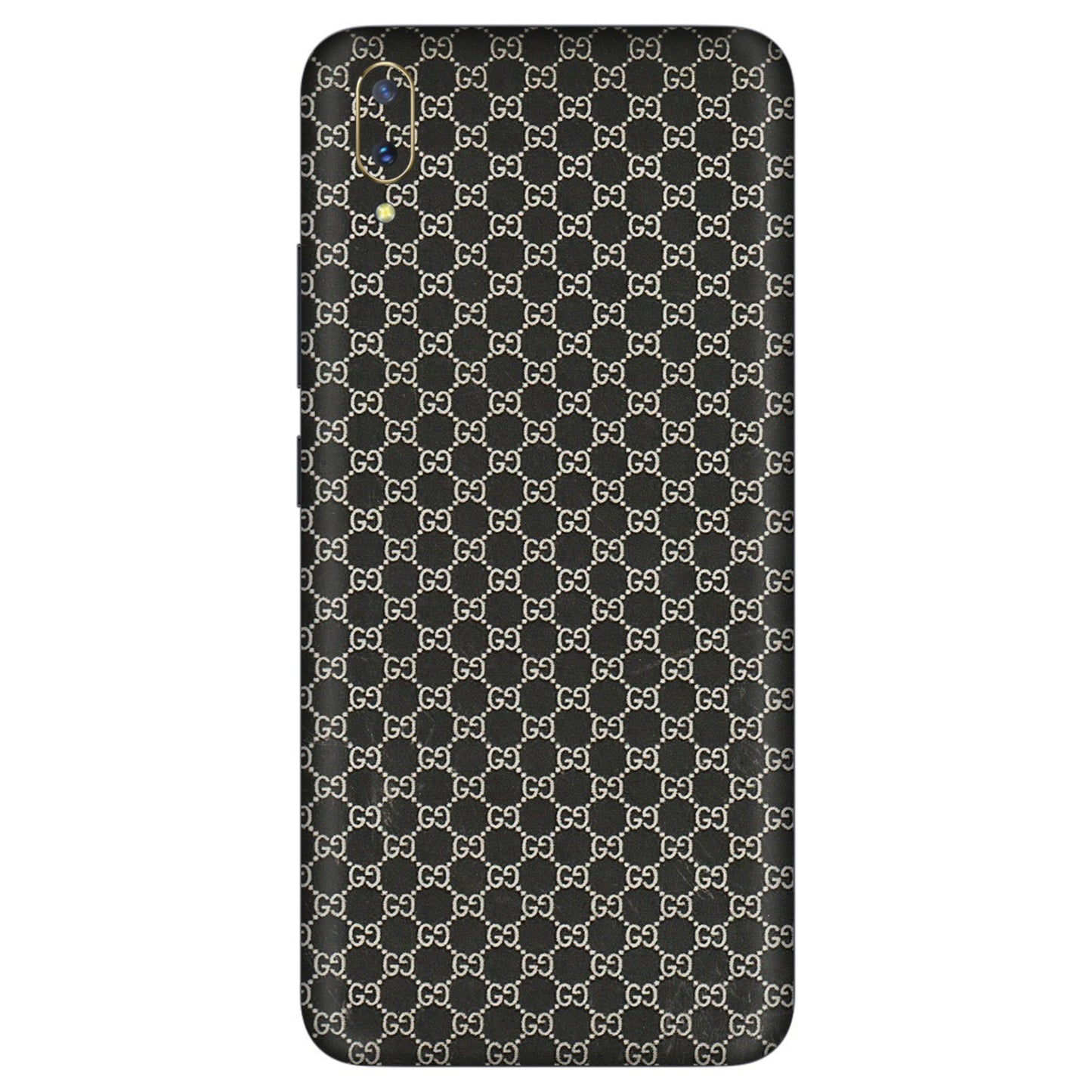VIVO Z/V/X/T/U/S Series Phone Skins (All Models) - Black G Print - 3D Embossed Finish (L-109) Vivo V11