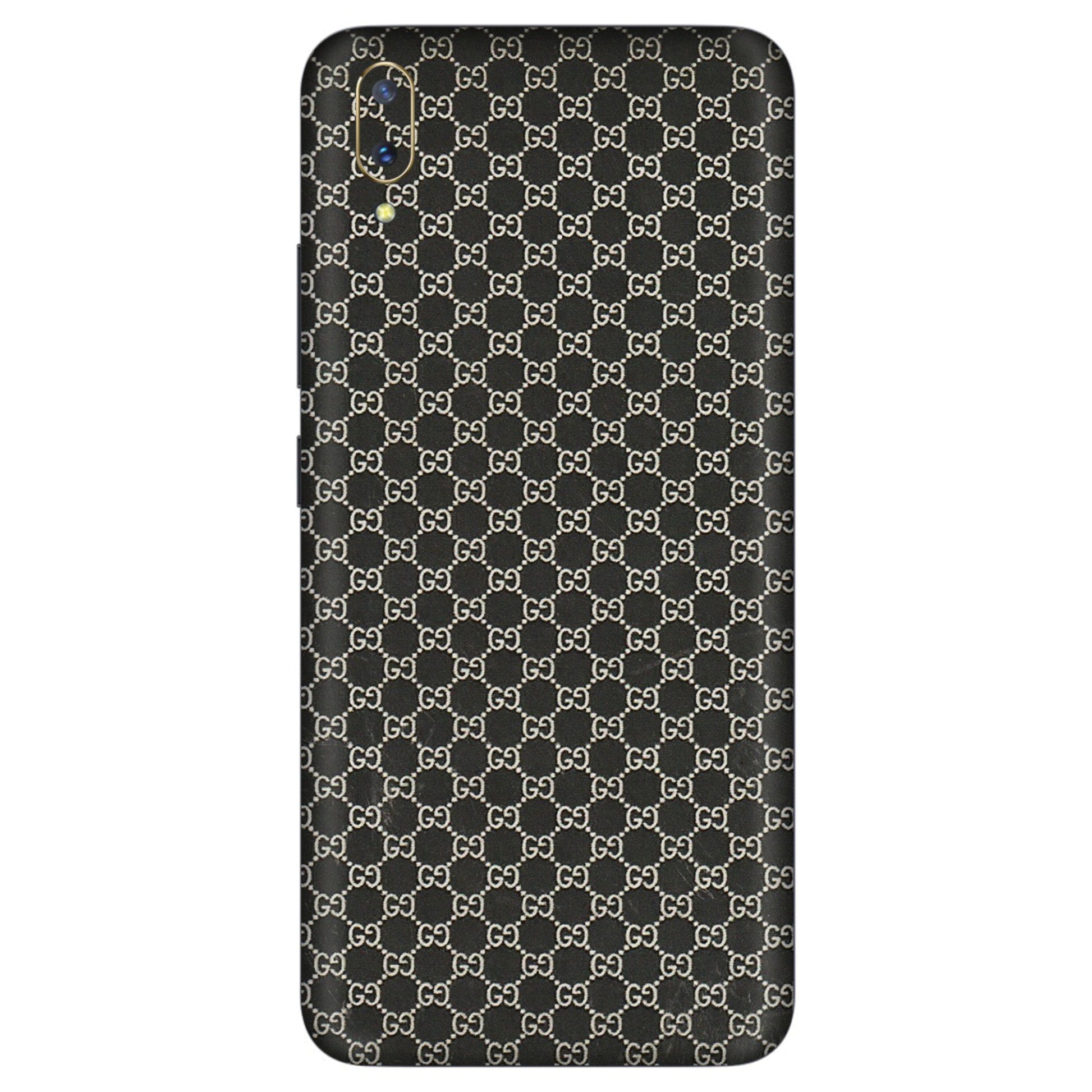 VIVO Z/V/X/T/U/S Series Phone Skins (All Models) - Black G Print - 3D Embossed Finish (L-109) Vivo V11