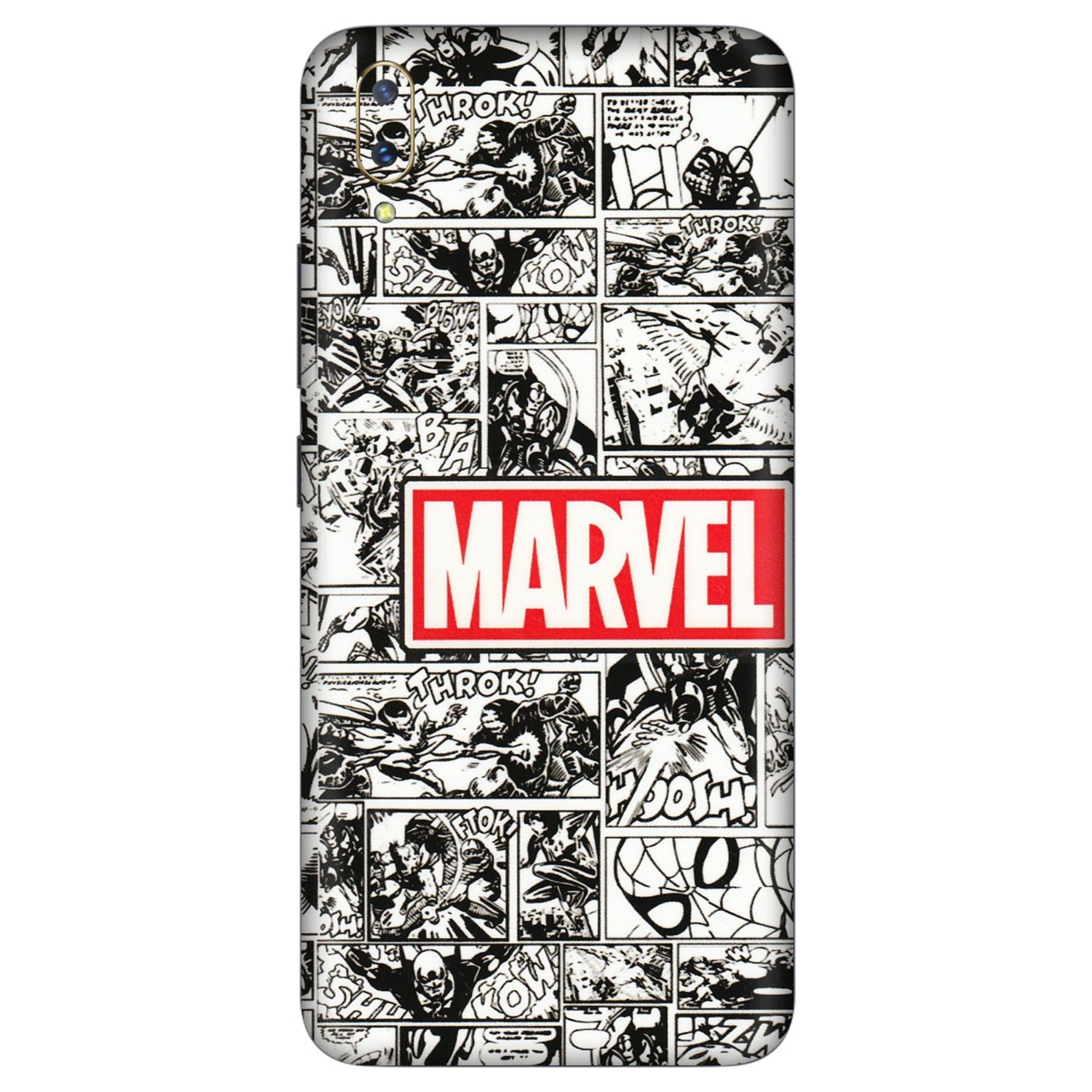 VIVO Z/V/X/T/U/S Series Phone Skins (All Models) - Marvel Comic - 3D Embossed Finish (L-171) Vivo V11
