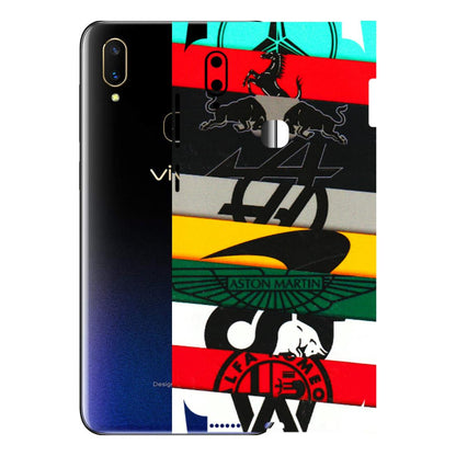 VIVO Z/V/X/T/U/S Series Phone Skins (All Models) - Multi Designer Brands - 3D Embossed Finish (L-187) Vivo V11