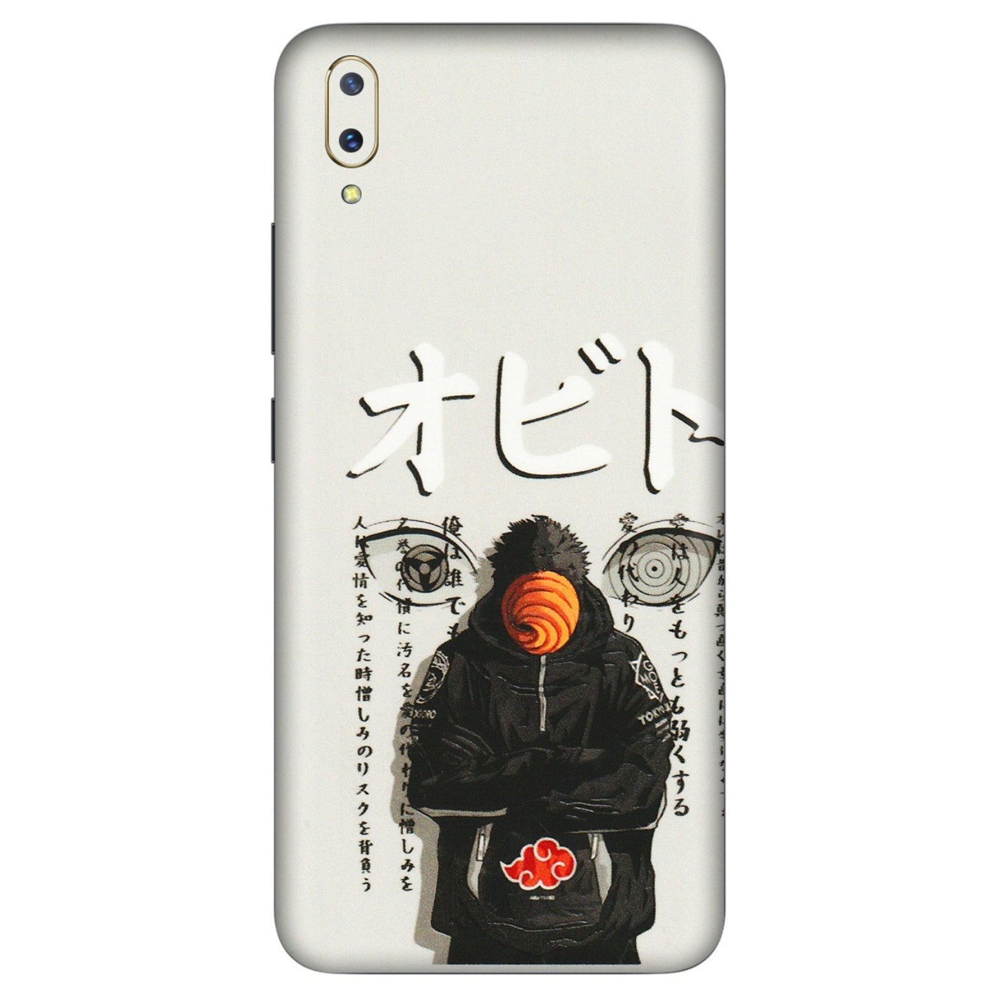 VIVO Z/V/X/T/U/S Series Phone Skins (All Models) - Obito Anime Eye - 3D Embossed Finish (L-19) Vivo V11