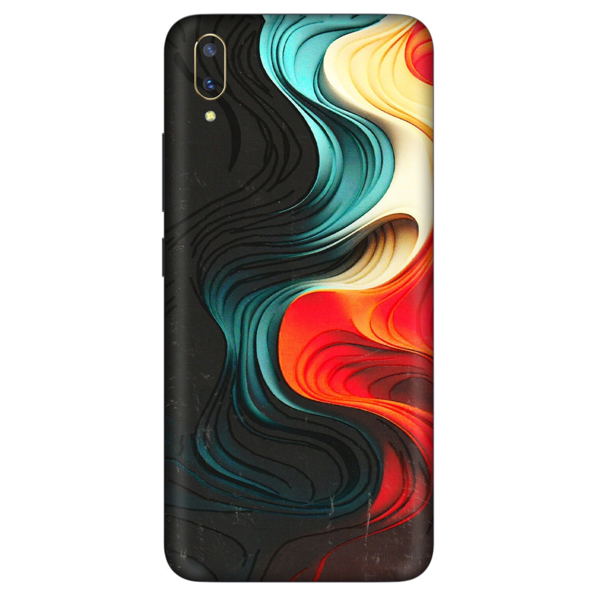 VIVO Z/V/X/T/U/S Series Phone Skins (All Models) - The Silky Swirl - 3D Embossed Finish (L-240) Vivo V11