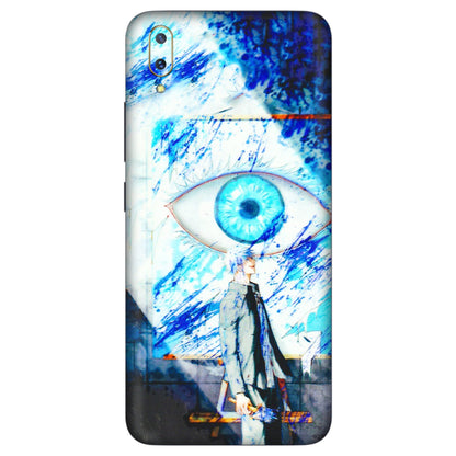 VIVO Z/V/X/T/U/S Series Phone Skins (All Models) - Anime Sea Blue Eye - 3D Embossed Finish (L-318) Vivo V11