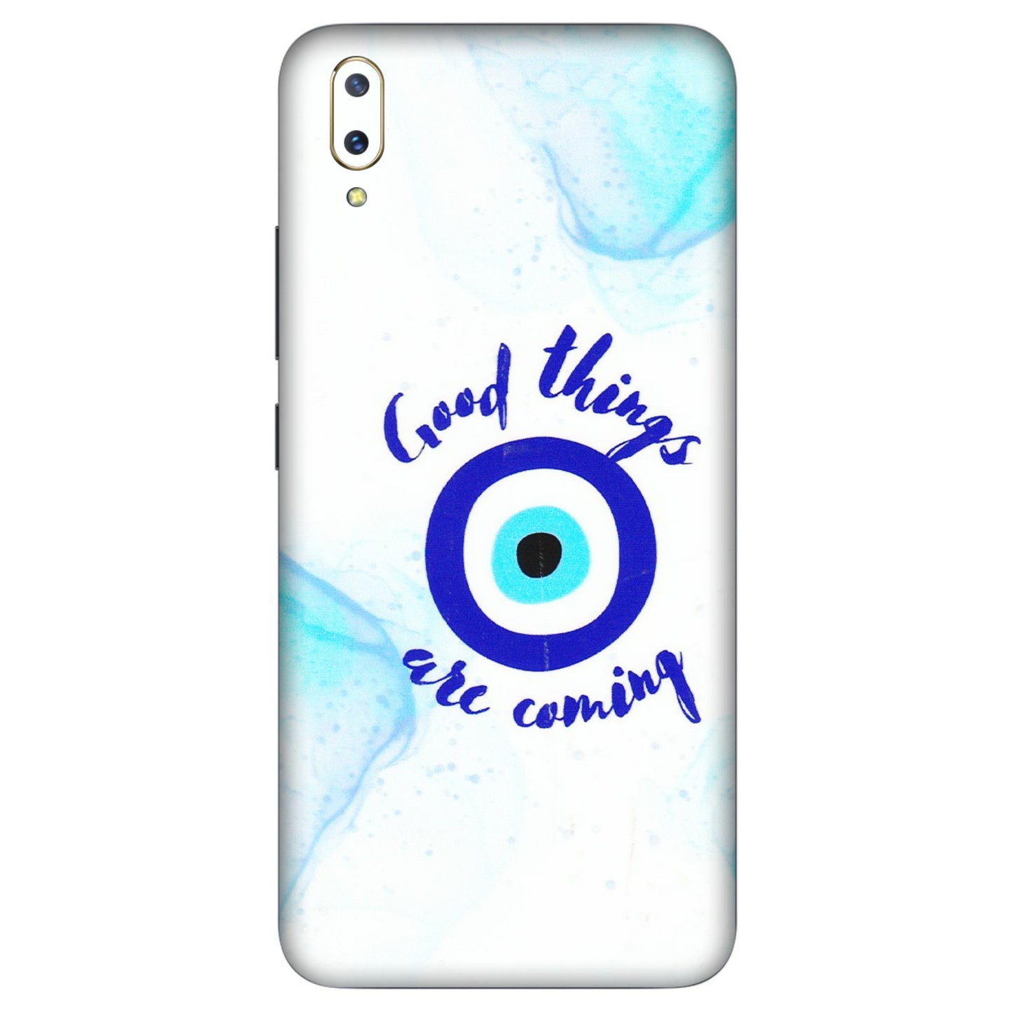 VIVO Z/V/X/T/U/S Series Phone Skins (All Models) - Evil Eye Good Things Are Coming - 3D Embossed Finish (L-322) Vivo V11