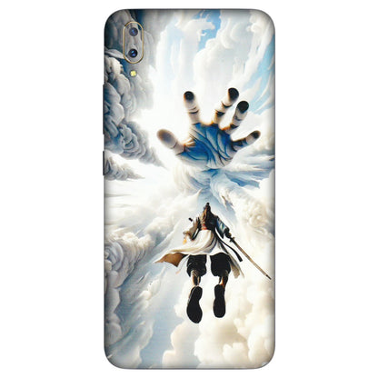 VIVO Z/V/X/T/U/S Series Phone Skins (All Models) - Big Hand With Monkey King - 3D Embossed Finish (L-323) Vivo V11