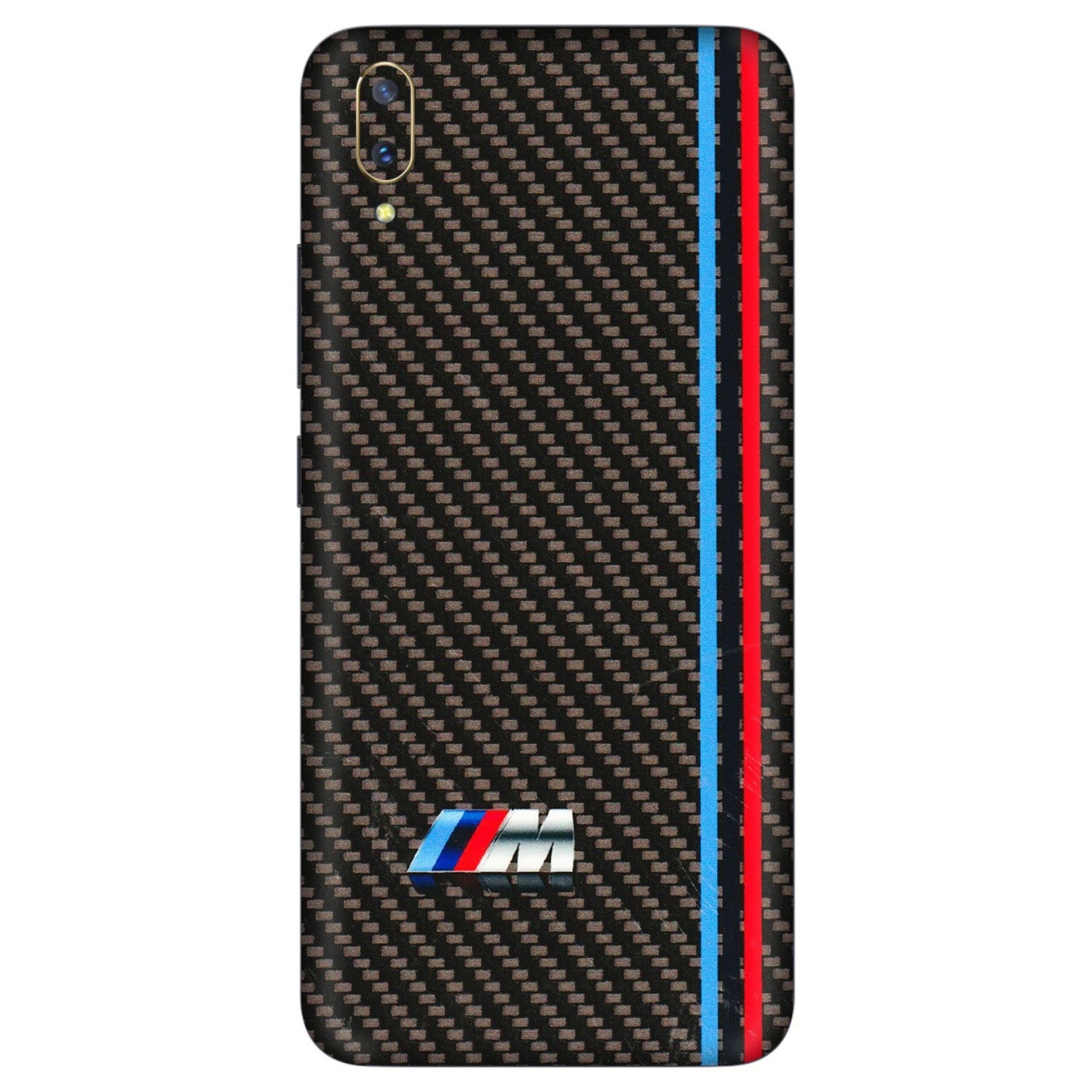 VIVO Z/V/X/T/U/S Series Phone Skins (All Models) - BM Carbon Fiber Feels - 3D Embossed Finish (L-38) Vivo V11