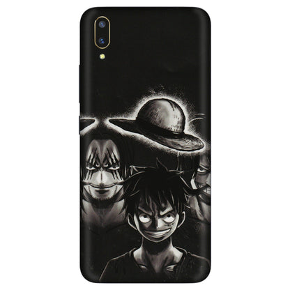 VIVO Z/V/X/T/U/S Series Phone Skins (All Models) - Black Luffy Hat - 3D Embossed Finish (L-57) Vivo V11