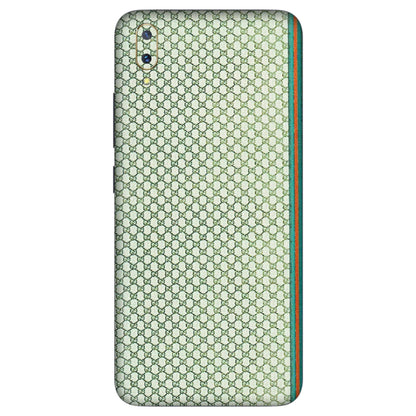 VIVO Z/V/X/T/U/S Series Phone Skins (All Models) - Gucci Fabric Pattern - 3D Embossed Finish (L-73) Vivo V11