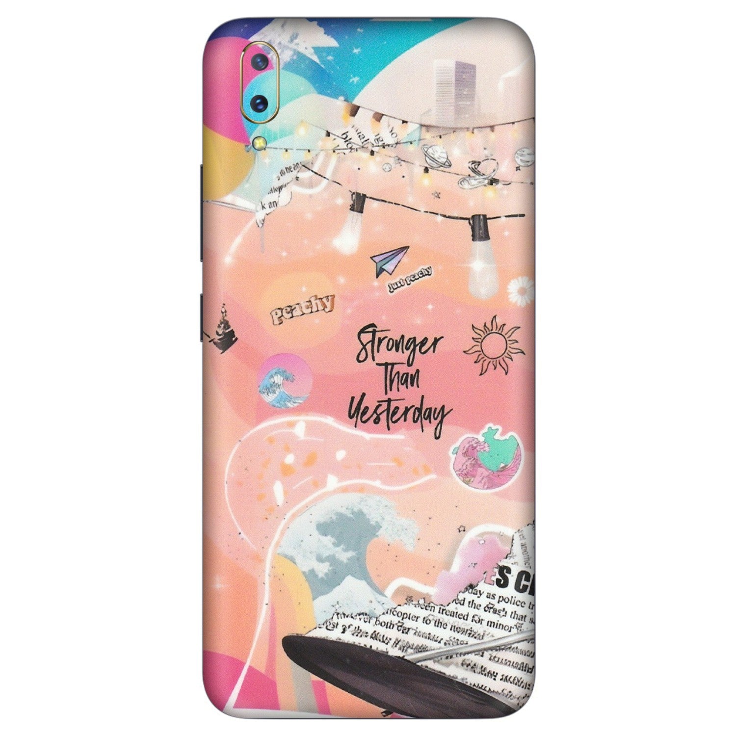 VIVO Z/V/X/T/U/S Series Phone Skins (All Models) - Stronger Then Yesterday - Matte Finish (M-128) Vivo V11