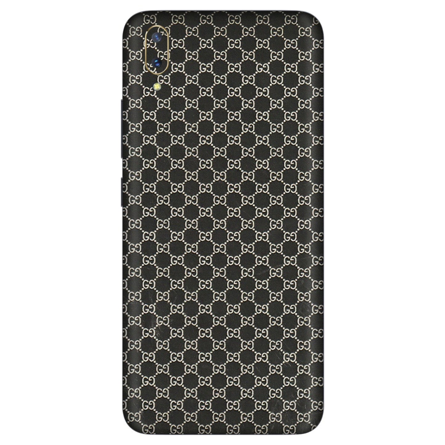 VIVO Z/V/X/T/U/S Series Phone Skins (All Models) - Black G Print - 3D Embossed Finish (L-109) Vivo V11 Pro