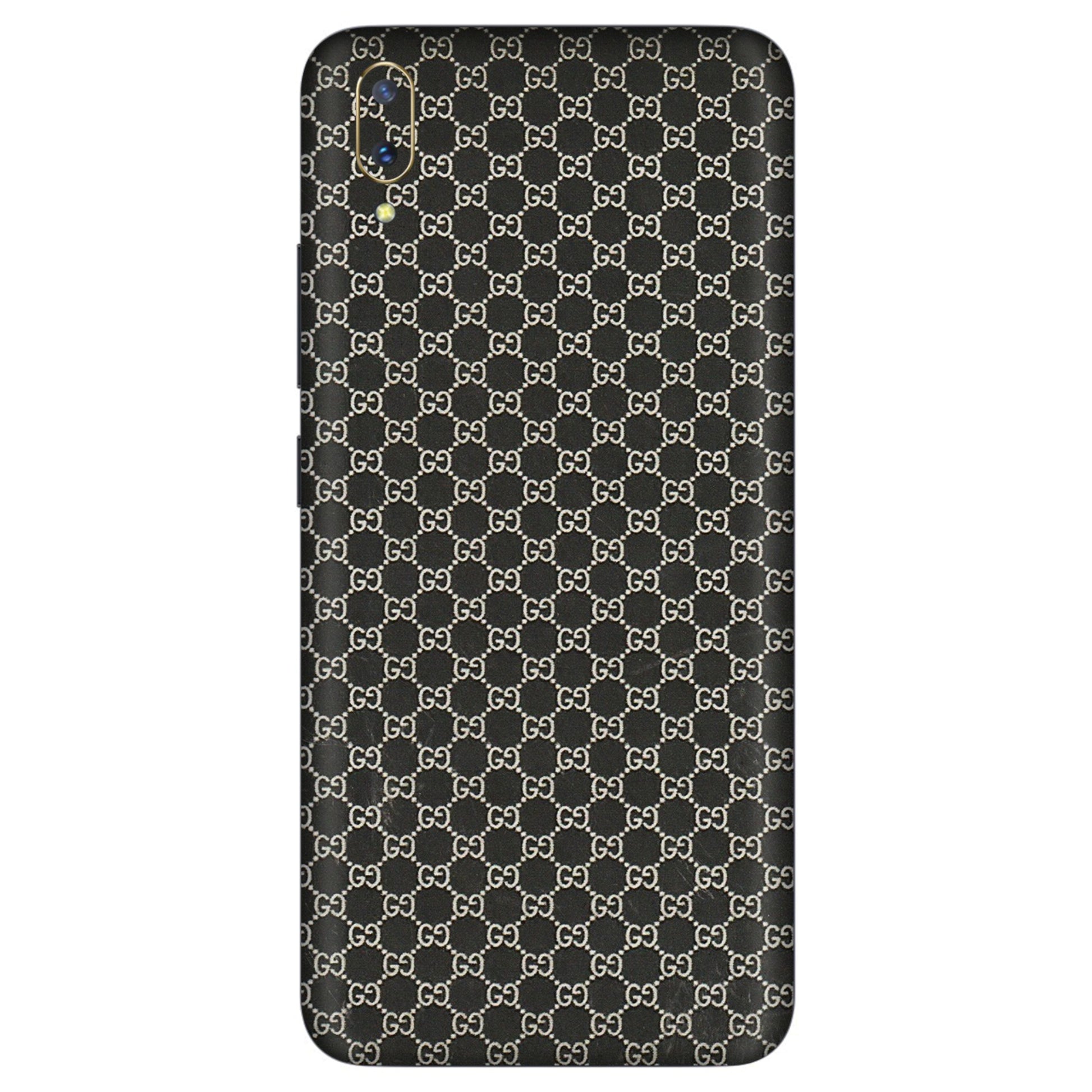 VIVO Z/V/X/T/U/S Series Phone Skins (All Models) - Black G Print - 3D Embossed Finish (L-109) Vivo V11 Pro