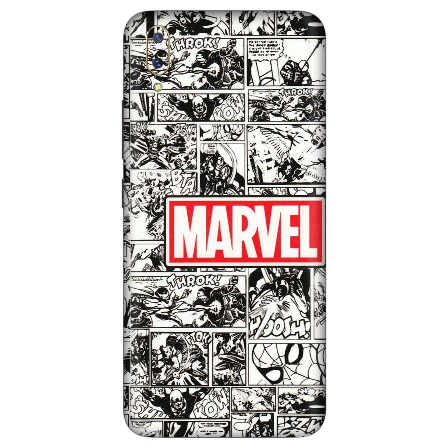 VIVO Z/V/X/T/U/S Series Phone Skins (All Models) - Marvel Comic - 3D Embossed Finish (L-171) Vivo V11 Pro