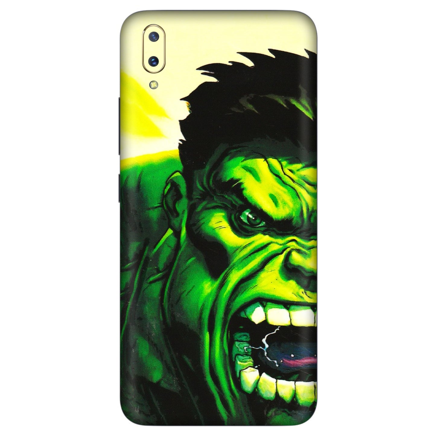 VIVO Z/V/X/T/U/S Series Phone Skins (All Models) - Hulk - 3D Embossed Finish (L-180) Vivo V11 Pro
