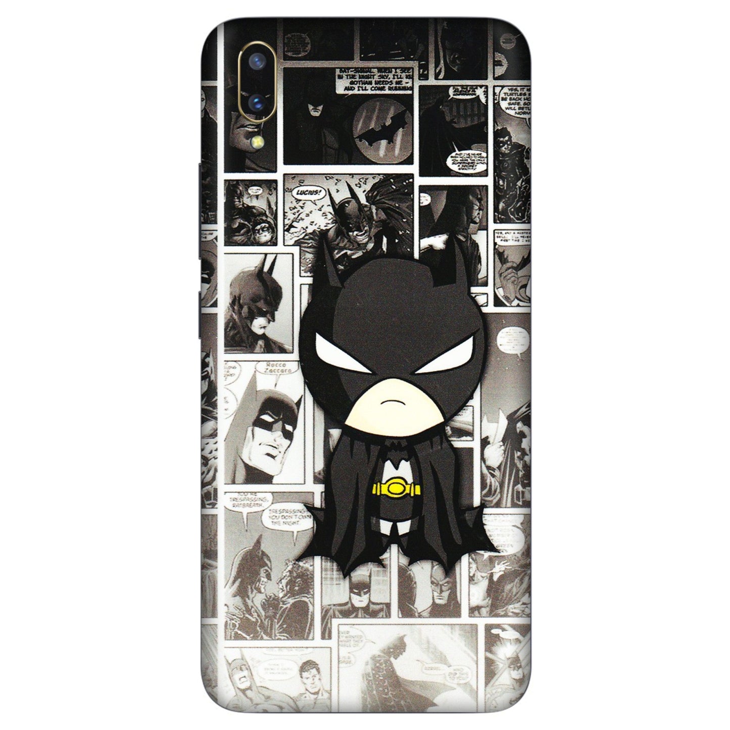 VIVO Z/V/X/T/U/S Series Phone Skins (All Models) - Toon Batman - 3D Embossed Finish (L-182) Vivo V11 Pro