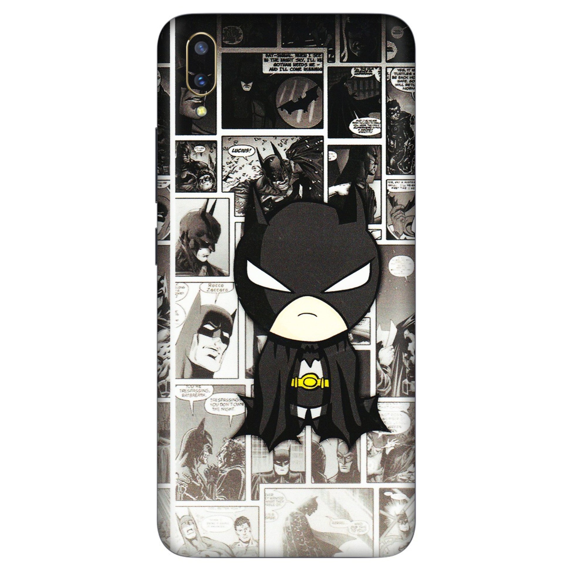 VIVO Z/V/X/T/U/S Series Phone Skins (All Models) - Toon Batman - 3D Embossed Finish (L-182) Vivo V11 Pro