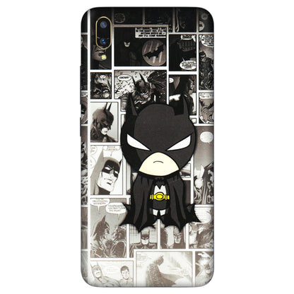 VIVO Z/V/X/T/U/S Series Phone Skins (All Models) - Toon Batman - 3D Embossed Finish (L-182) Vivo V11 Pro