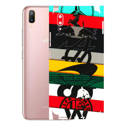 VIVO Z/V/X/T/U/S Series Phone Skins (All Models) - Multi Designer Brands - 3D Embossed Finish (L-187) Vivo V11 Pro
