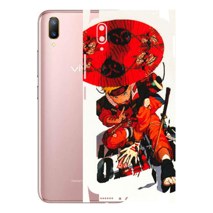 VIVO Z/V/X/T/U/S Series Phone Skins (All Models) - Naruto - 3D Embossed Finish (L-208) Vivo V11 Pro