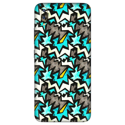 VIVO Z/V/X/T/U/S Series Phone Skins (All Models) - Funky Zig Zag - 3D Embossed Finish (L-223) Vivo V11 Pro