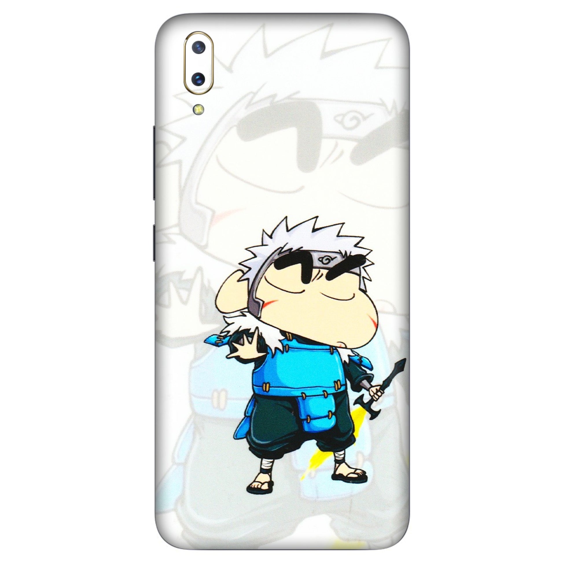 VIVO Z/V/X/T/U/S Series Phone Skins (All Models) - Angry Young Shinchan - 3D Embossed Finish (L-226) Vivo V11 Pro
