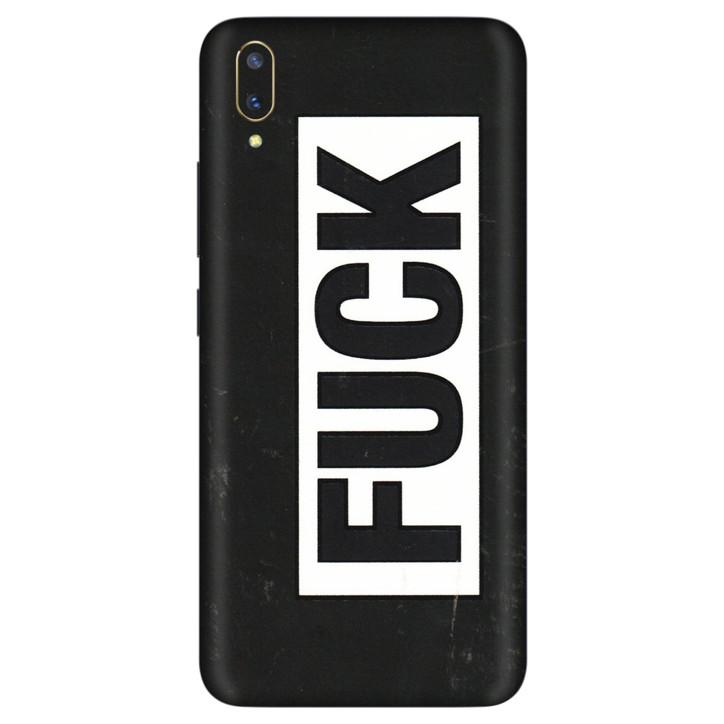 VIVO Z/V/X/T/U/S Series Phone Skins (All Models) - The F Word - 3D Embossed Finish (L-255) Vivo V11 Pro