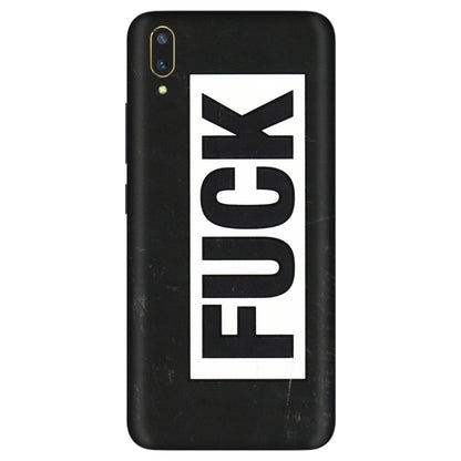 VIVO Z/V/X/T/U/S Series Phone Skins (All Models) - The F Word - 3D Embossed Finish (L-255) Vivo V11 Pro