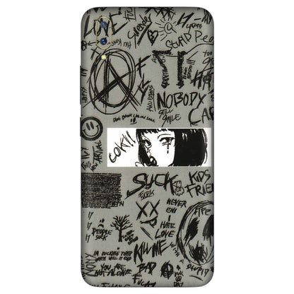 VIVO Z/V/X/T/U/S Series Phone Skins (All Models) - Never Have Love Anime - 3D Embossed Finish (L-260) Vivo V11 Pro