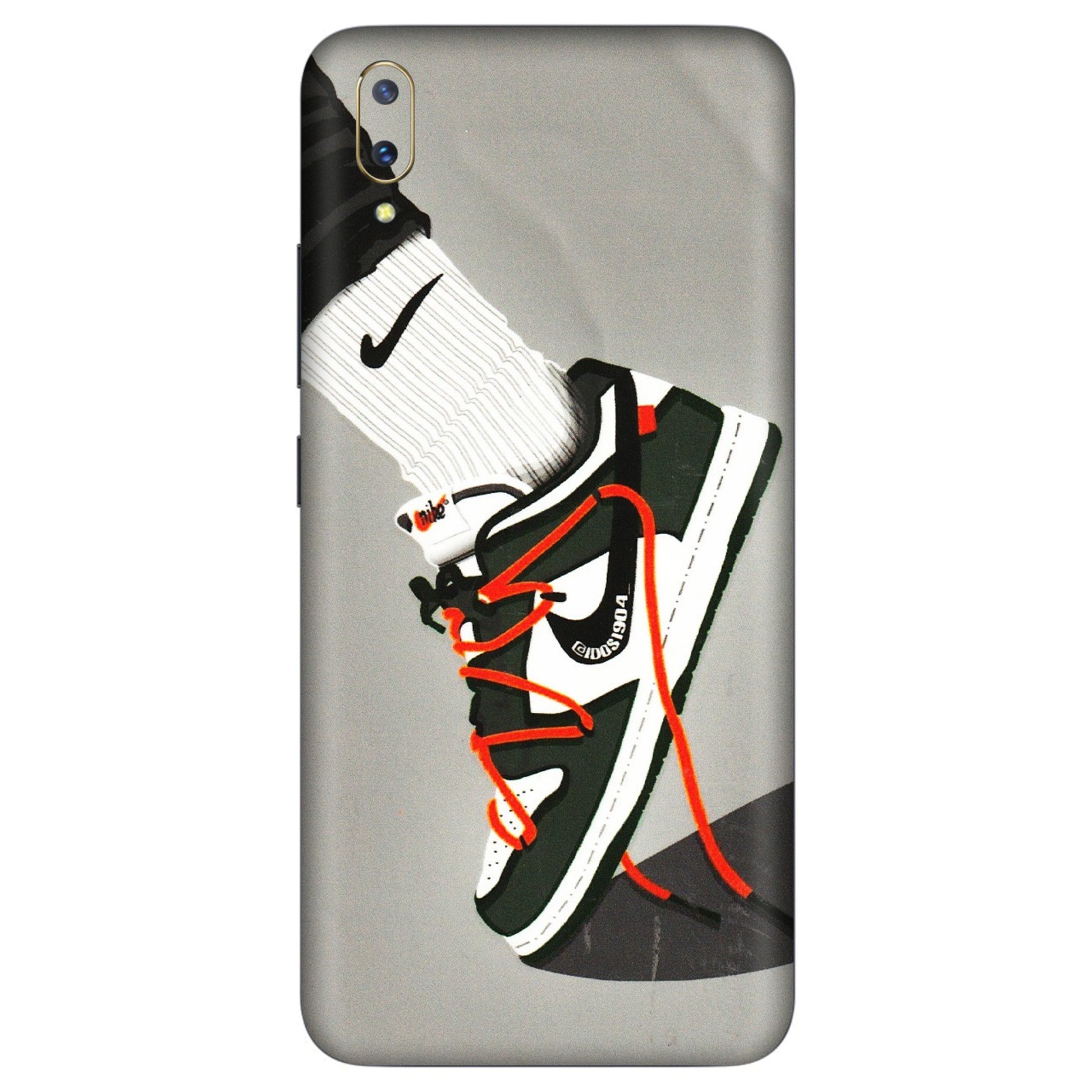 VIVO Z/V/X/T/U/S Series Phone Skins (All Models) - New Grey Sneaker - 3D Embossed Finish (L-261) Vivo V11 Pro