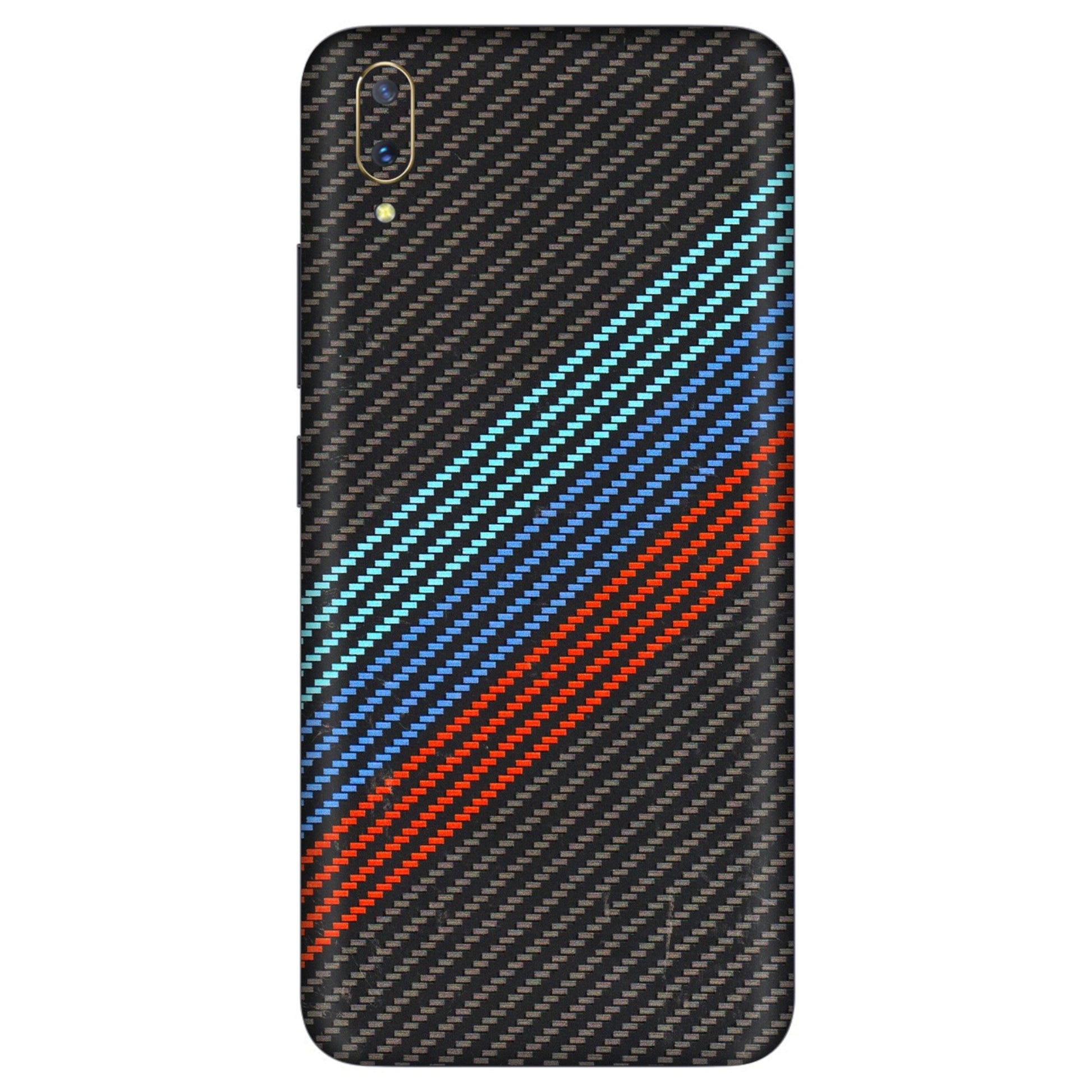 VIVO Z/V/X/T/U/S Series Phone Skins (All Models) - Carbon BM - 3D Embossed Finish (L-302) Vivo V11 Pro