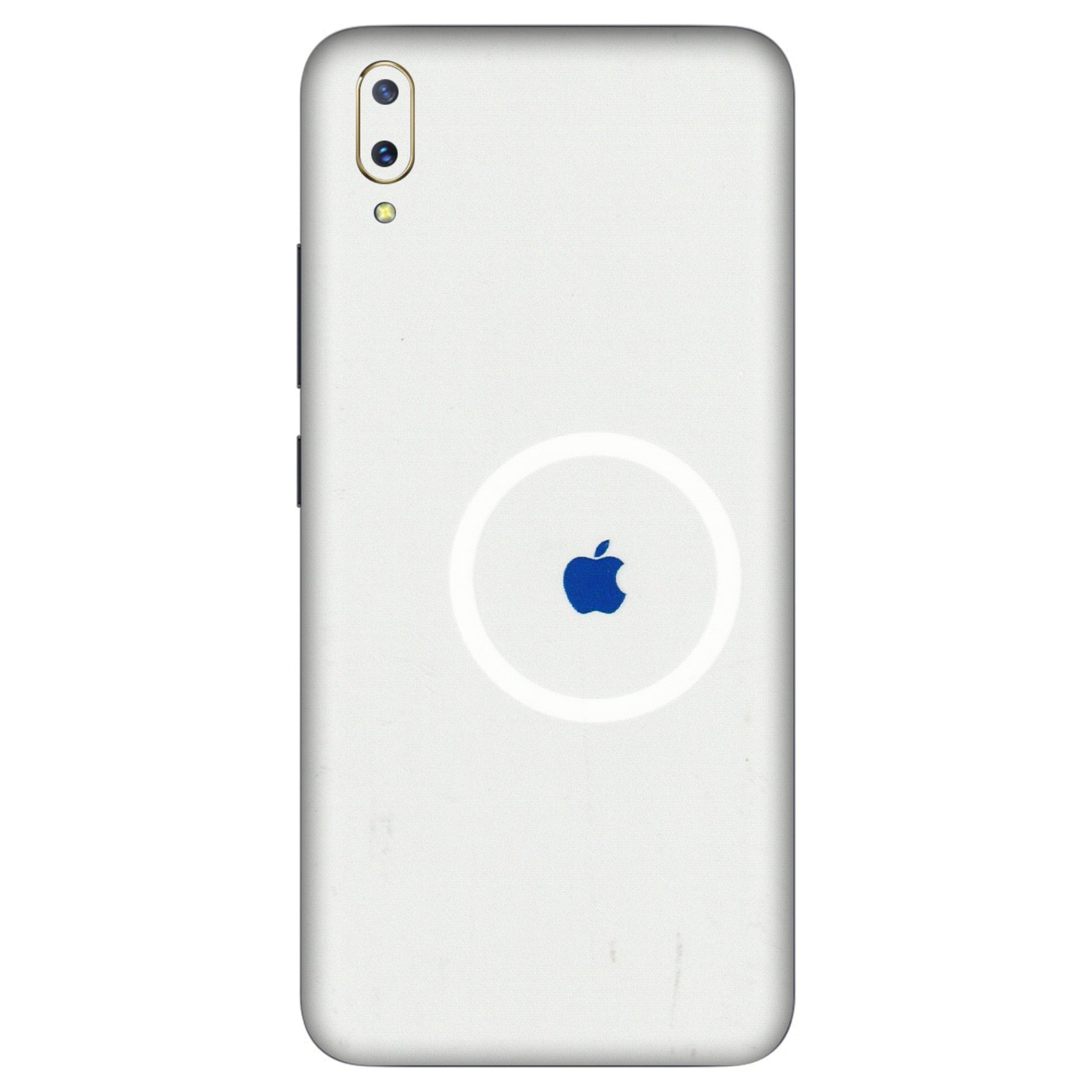 VIVO Z/V/X/T/U/S Series Phone Skins (All Models) - iPhone Magsafe Logo - 3D Embossed Finish (L-320) Vivo V11 Pro