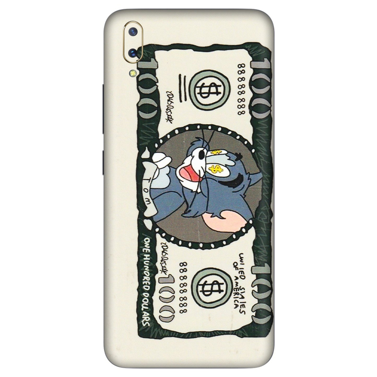 VIVO Z/V/X/T/U/S Series Phone Skins (All Models) - Tom Hundred Dollar - 3D Embossed Finish (L-324) Vivo V11 Pro