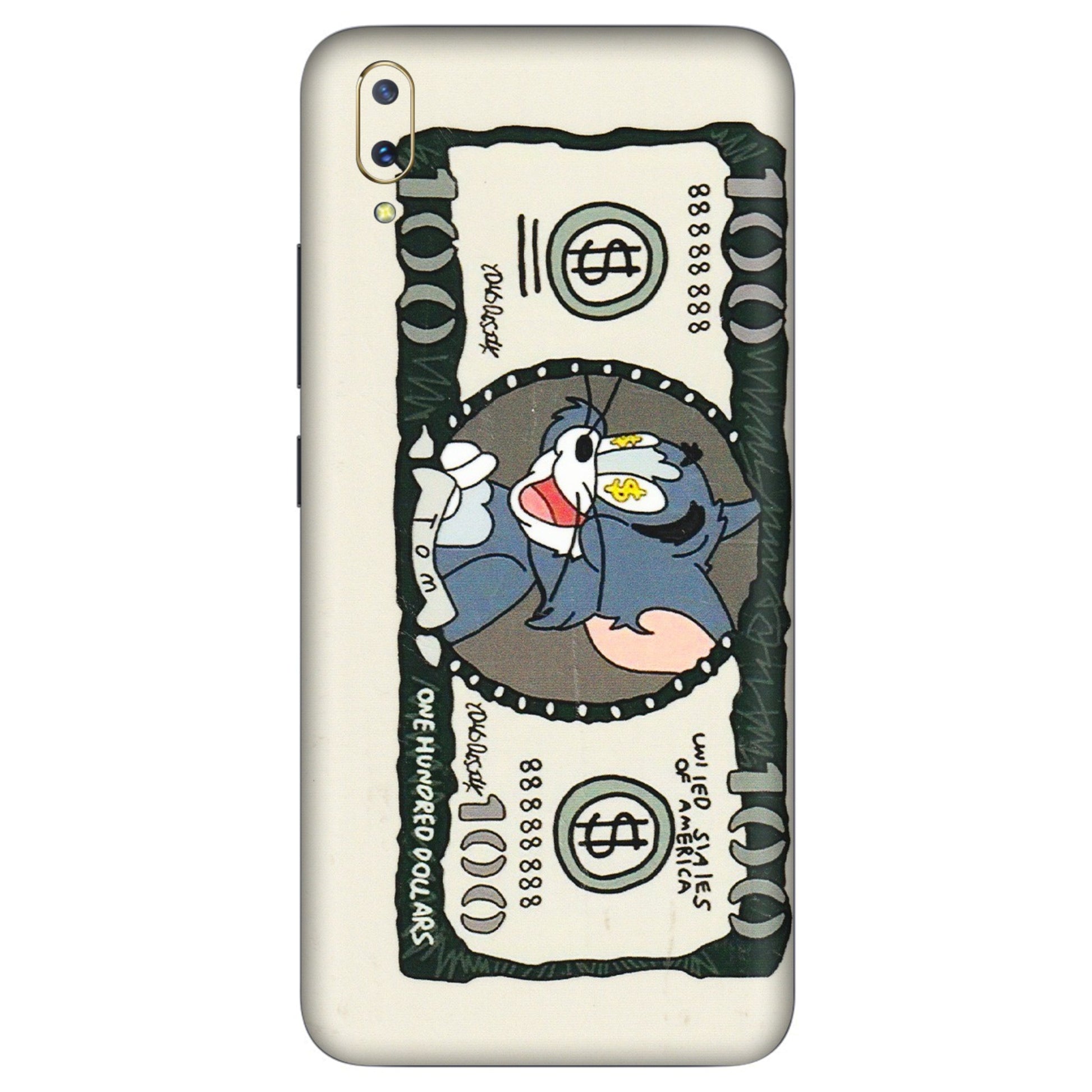 VIVO Z/V/X/T/U/S Series Phone Skins (All Models) - Tom Hundred Dollar - 3D Embossed Finish (L-324) Vivo V11 Pro