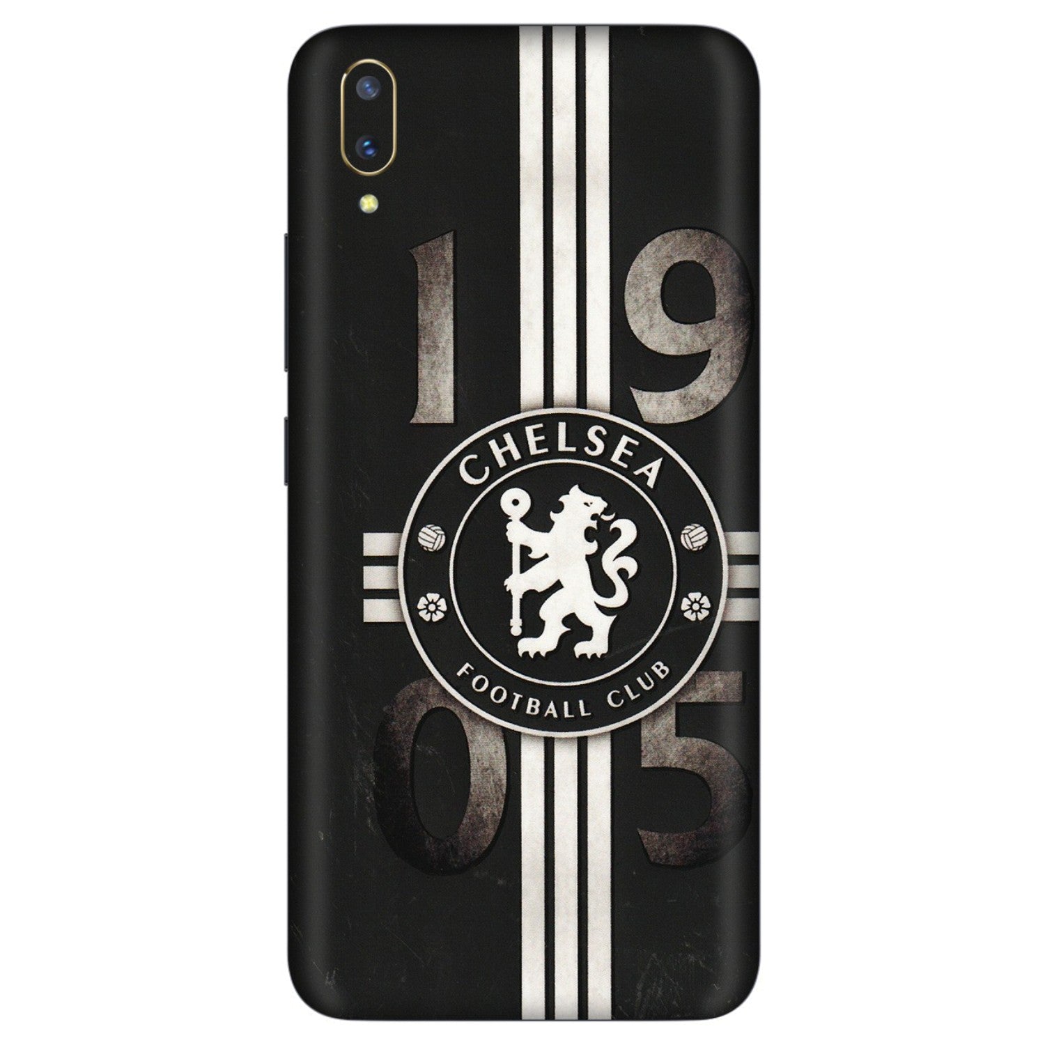 VIVO Z/V/X/T/U/S Series Phone Skins (All Models) - Chelsea Fan Club - 3D Embossed Finish (L-36) Vivo V11 Pro