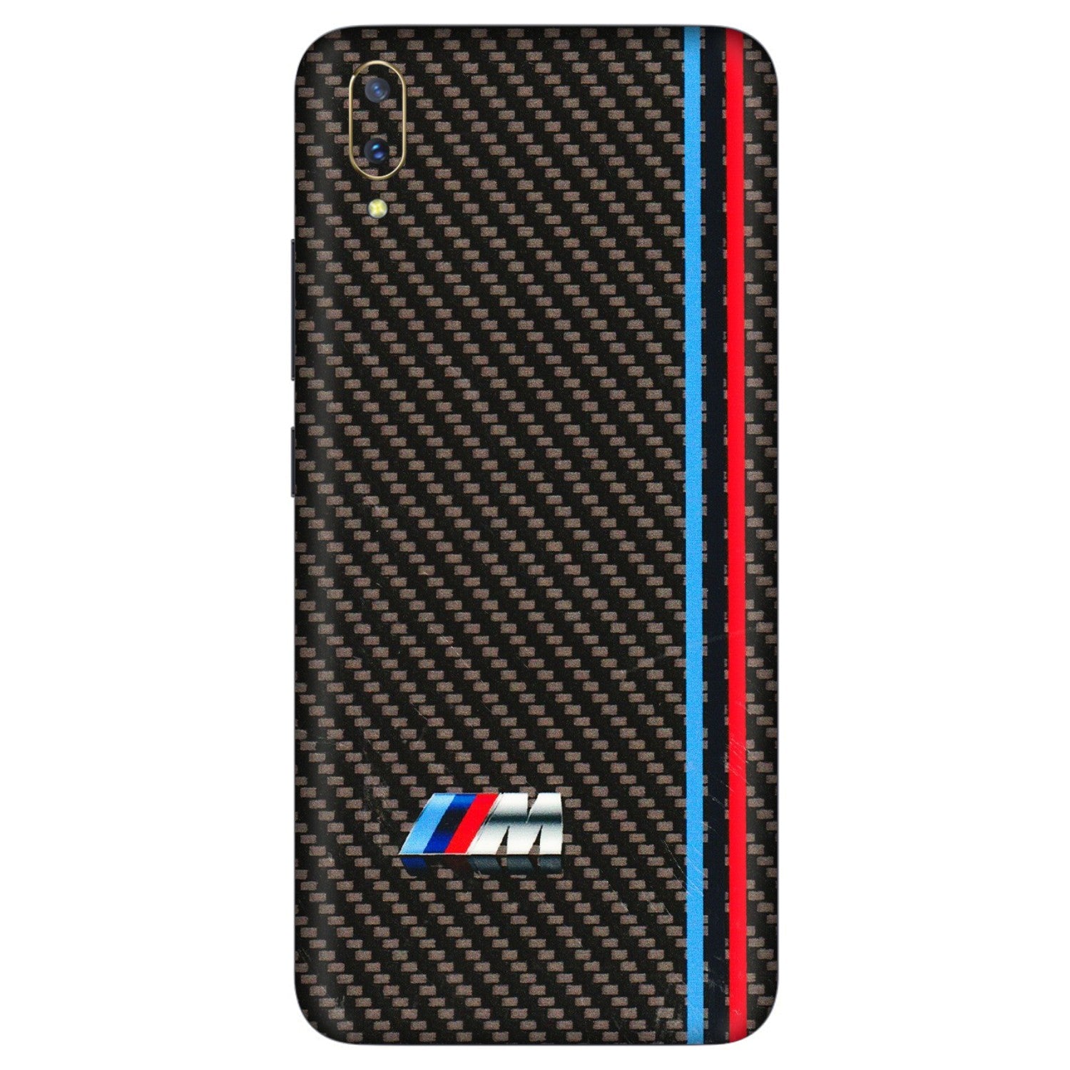 VIVO Z/V/X/T/U/S Series Phone Skins (All Models) - BM Carbon Fiber Feels - 3D Embossed Finish (L-38) Vivo V11 Pro