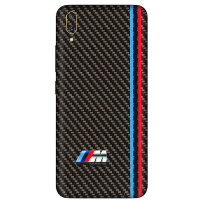 VIVO Z/V/X/T/U/S Series Phone Skins (All Models) - BM Carbon Fiber Feels - 3D Embossed Finish (L-38) Vivo V11 Pro