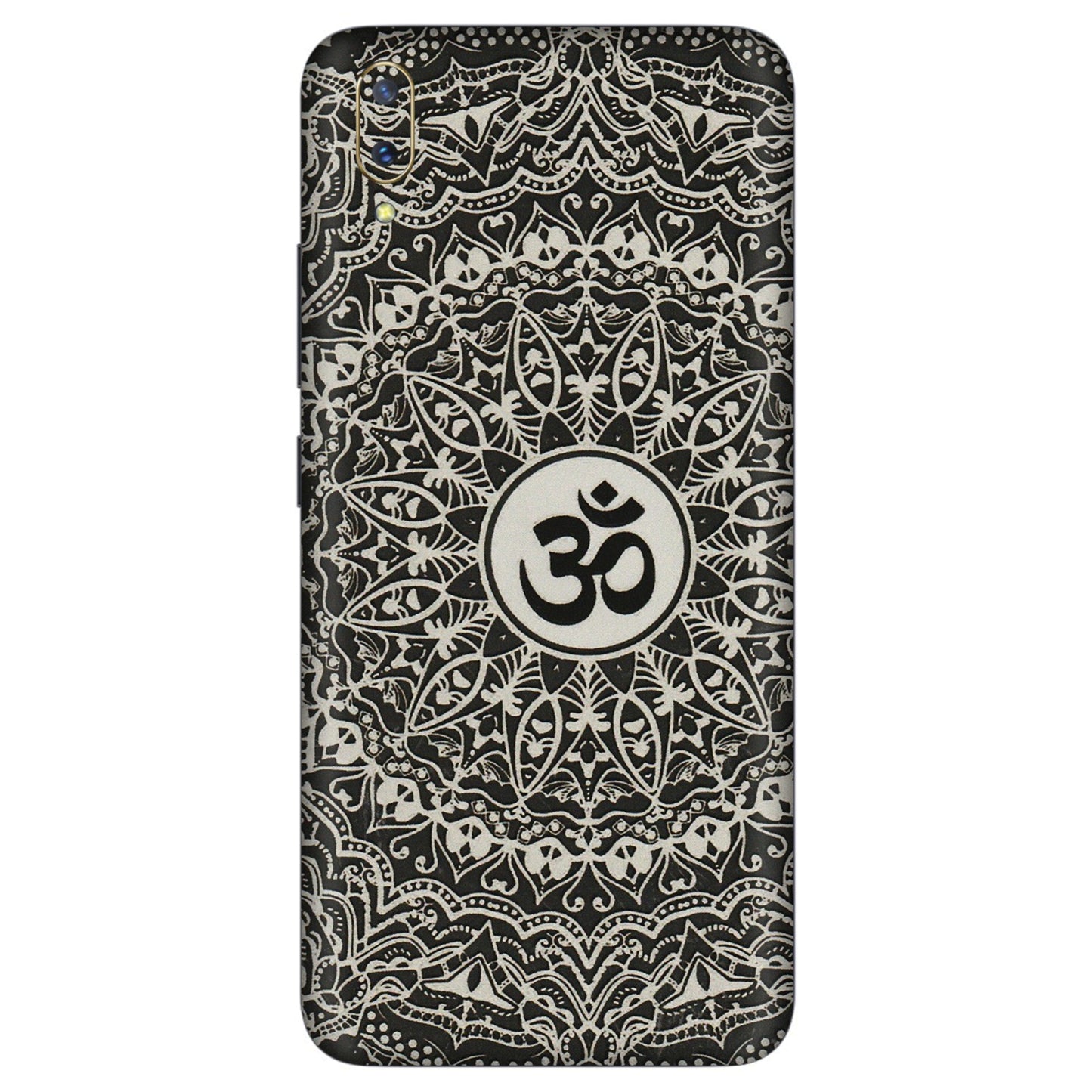 VIVO Z/V/X/T/U/S Series Phone Skins (All Models) - Aum Elegant Mandala - 3D Embossed Finish (L-62) Vivo V11 Pro