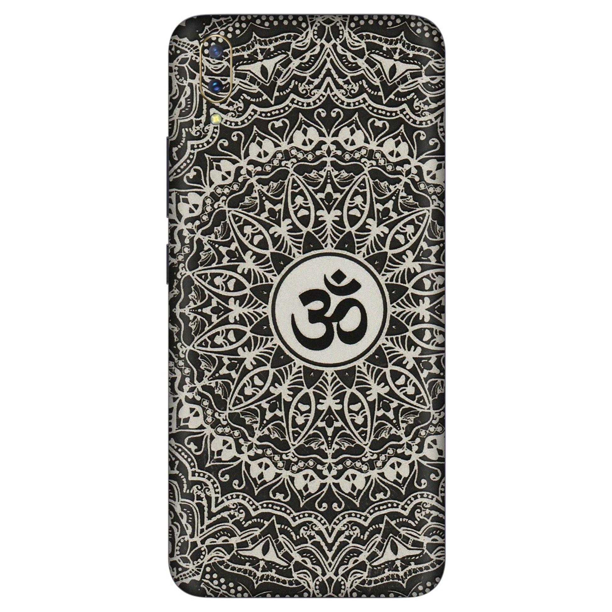 VIVO Z/V/X/T/U/S Series Phone Skins (All Models) - Aum Elegant Mandala - 3D Embossed Finish (L-62) Vivo V11 Pro