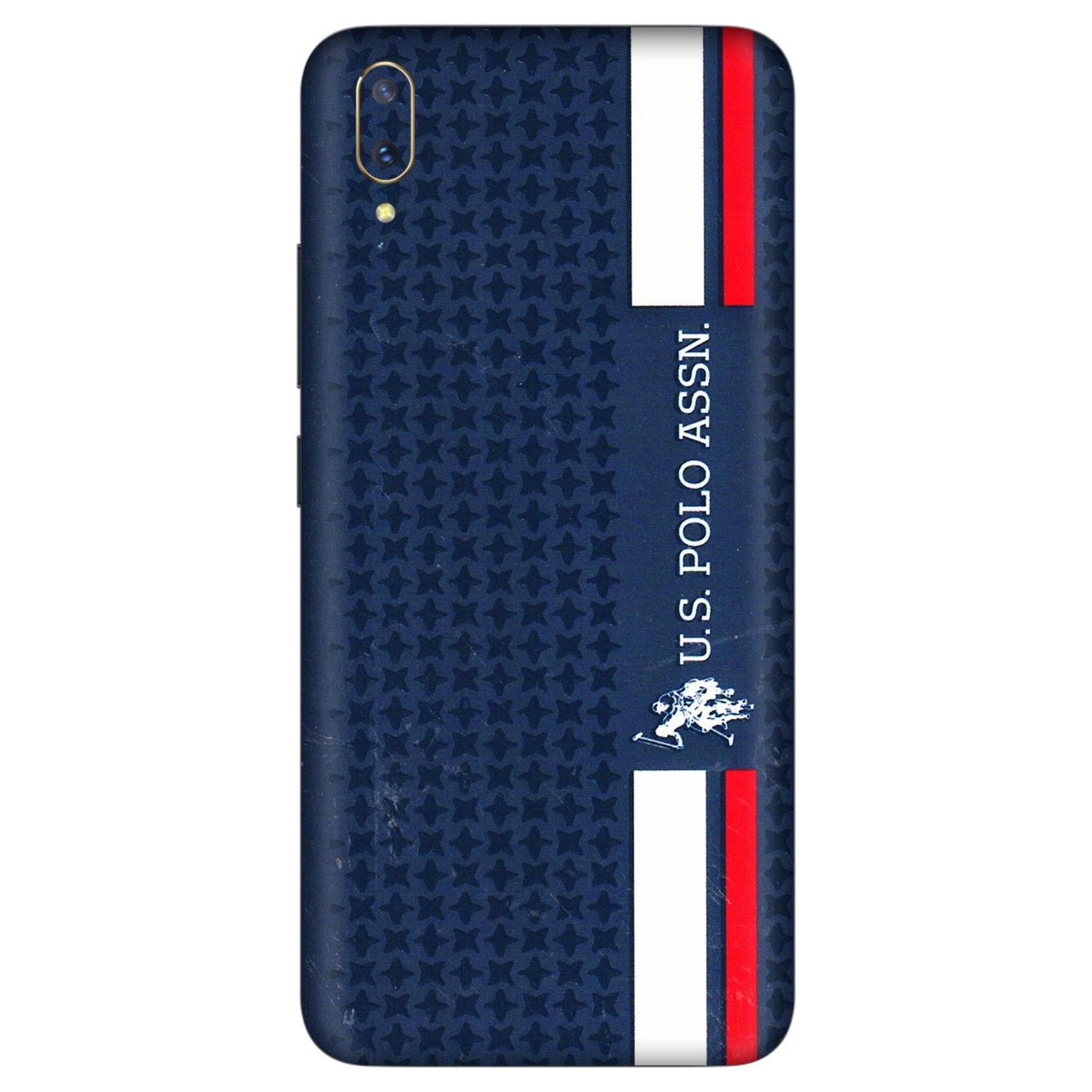 VIVO Z/V/X/T/U/S Series Phone Skins (All Models) - US POLO Designer Brand - 3D Embossed Finish (L-65) Vivo V11 Pro