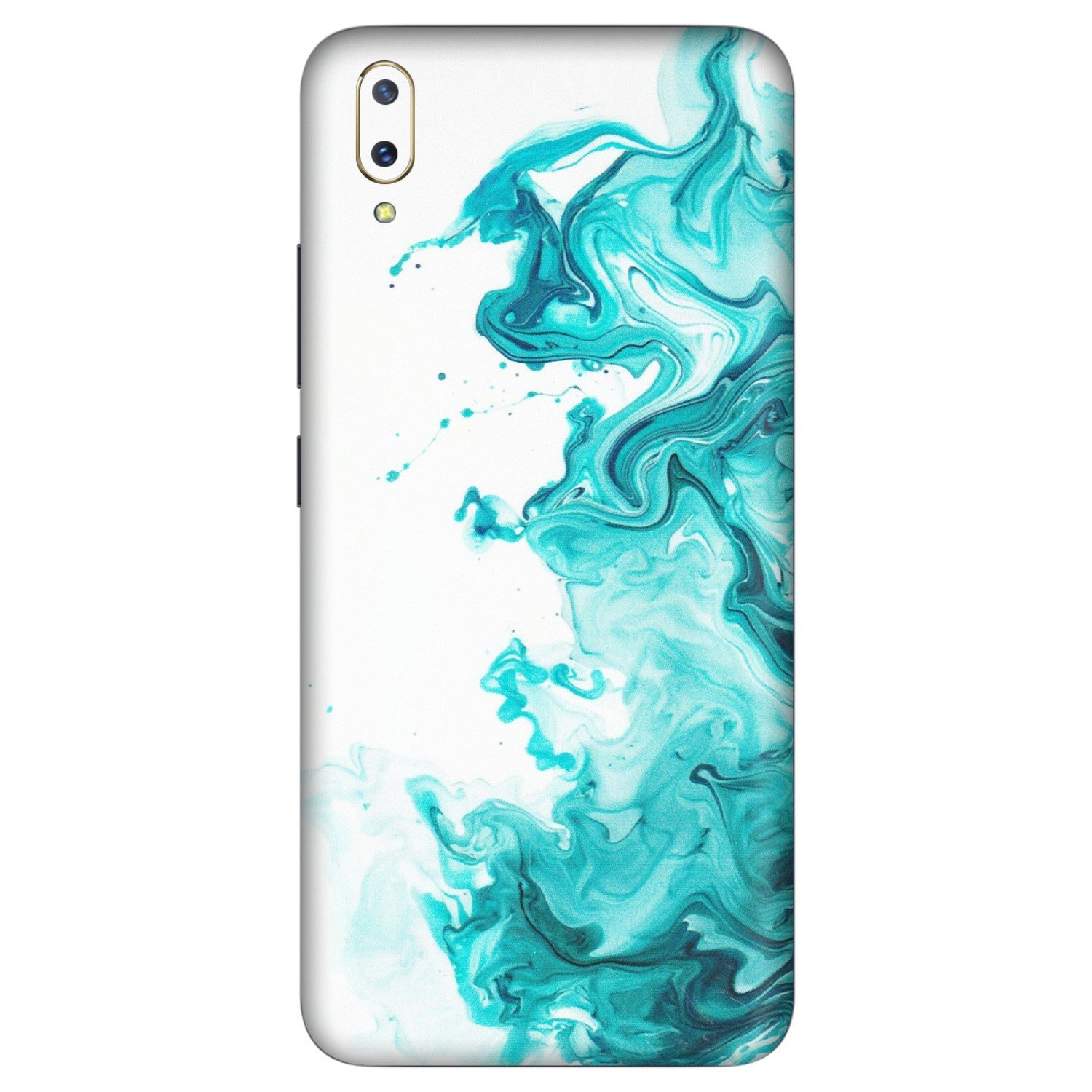 VIVO Z/V/X/T/U/S Series Phone Skins (All Models) - Sky Blue Abstract Colour - Matte Finish (M-146) Vivo V11 Pro
