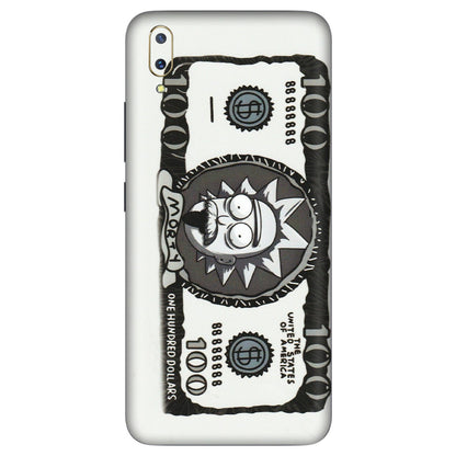 VIVO Z/V/X/T/U/S Series Phone Skins (All Models) - Rick And Morty Hundred Dollar Anime - Matte Finish (M-161) Vivo V11 Pro